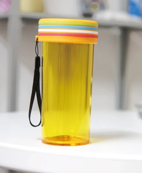 2016 модная цветная Радужная прозрачная портативная бутылка для воды | Дом и сад