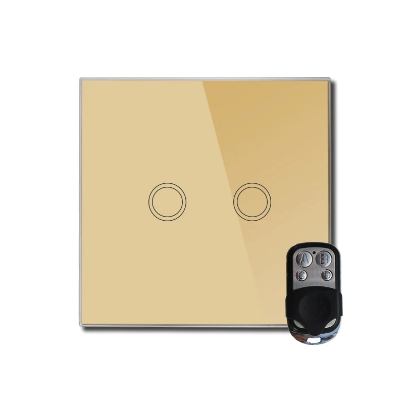 VHOME smart Touch Screen Light Switch Waterproof Glass Panels 220V&ampdigital Wireless micro Remote Control Transmiter RF433mhz |