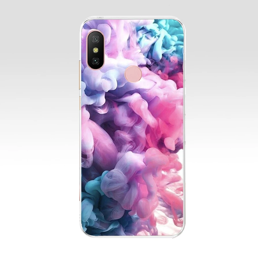 49 K силиконовый чехол для Xiaomi mi A2 LITE, чехол с полной защитой, мягкая задняя крышка из ТПУ, чехол для телефона s для Xio mi A2 LITE, бампер - Цвет: 49
