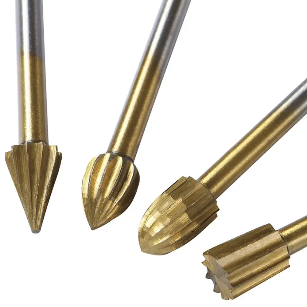 20 шт./компл. коробка HSS Titanium Dremel Routing роторная фреза для файлов резная резьба по