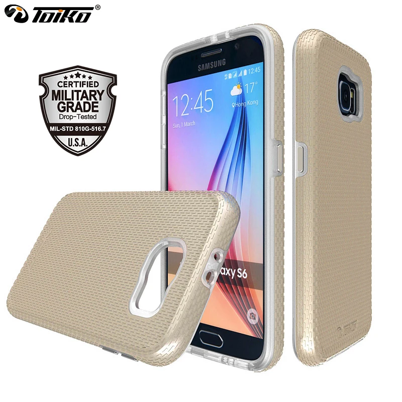 TOIKO X Guard TPU PC задняя крышка чехол для Samsung Galaxy S6 двухслойный противоударный телефон