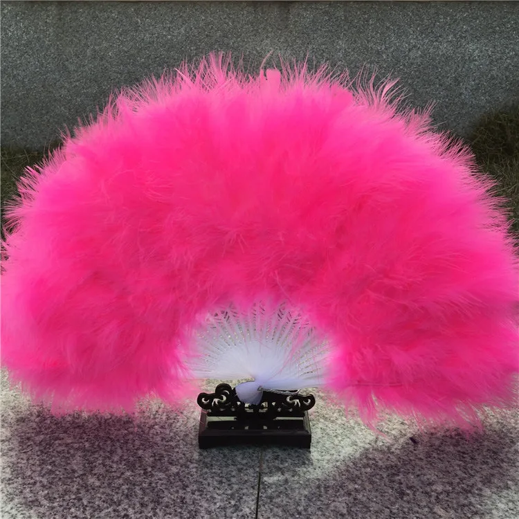 50 шт. мягкие пушистые перья веер женская рука маскарадный костюм складные для