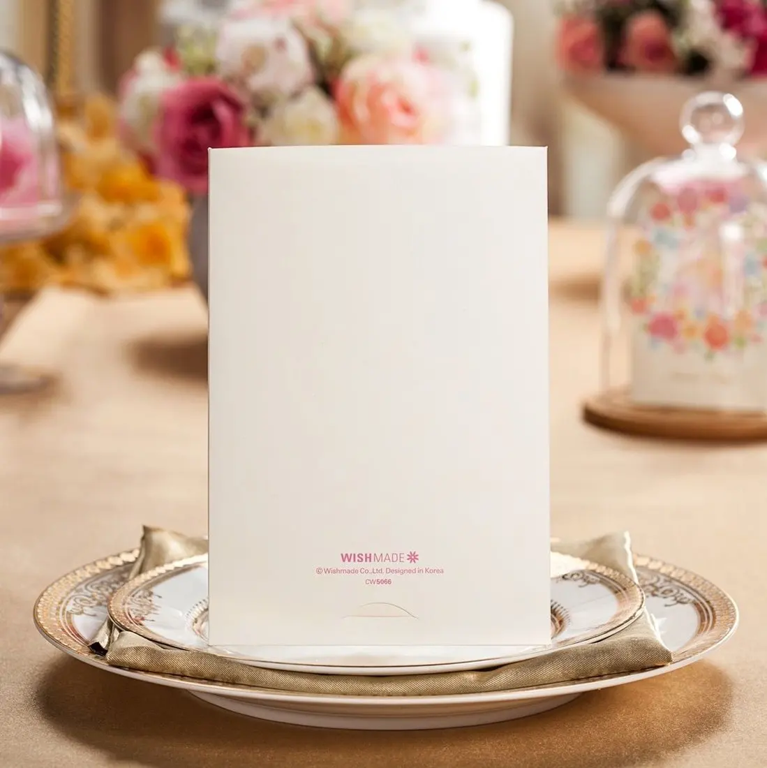 Лазерная резка цветочные свадебные приглашения карты с конвертом