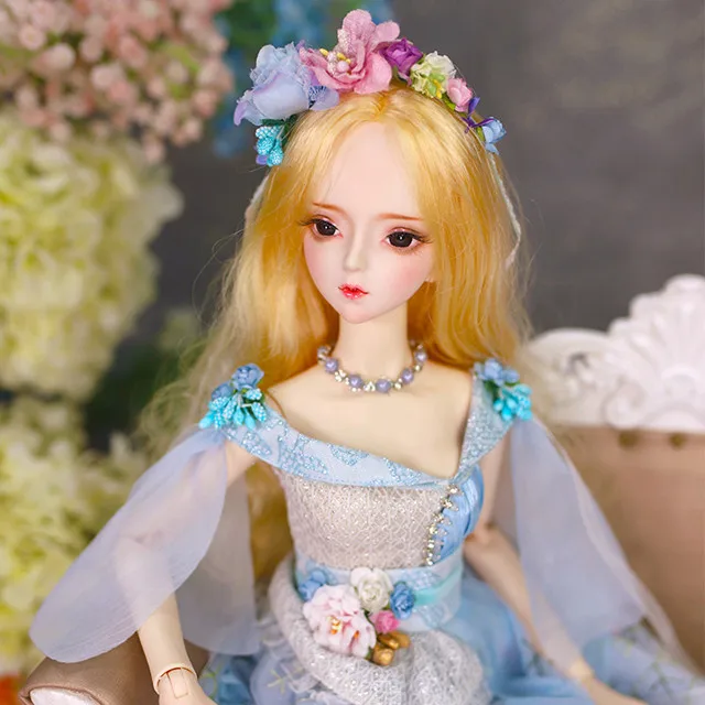 Caroline DBS 1/3 BJD куклы игрушки 62 см DF Мода принцесса куклы шарнирное тело Великолепная одежда и обувь AI YoSD MSD SD набор игрушка подарок DC лати - Цвет: Caroline