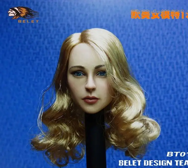 Популярные Фигурки игрушек BELET BT017 1/6 Euramerican женские модели headplay на заказ | Игрушки
