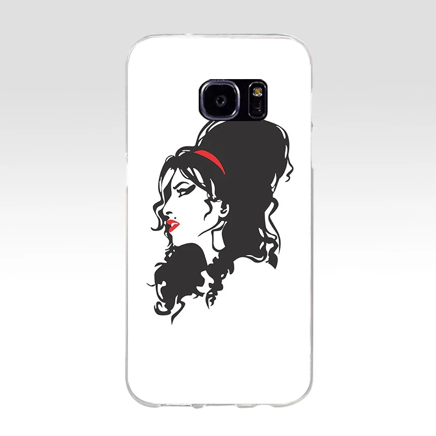 219AQ amy winehouse 2 Мягкий ТПУ силиконовый чехол для samsung Galaxy s6 s7 edge s8 s9 plus чехол|Бамперы| |