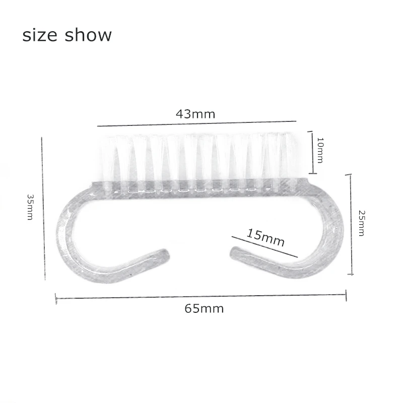 

100pcs/lot Professional Nail Art Dust Cleaning Acrylic Brush Make Up UV Gel Handle Brush Manicure Pedicure Accessories DIY Set