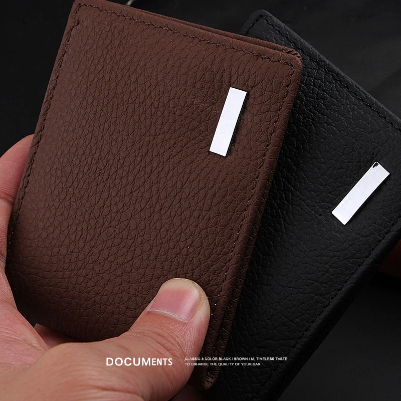 

Genuine Leather Car driver license case sticker for BMW Volkswagen Benz Honda Ford Toyota Cruz Audi Buick Mitsubishi Nissan