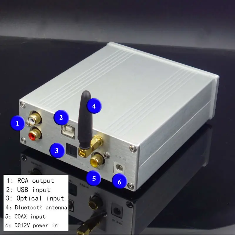 DIYERZONE дистанционный ES9038 Q2M декодер DAC поддержка коаксиального волокна USB Bluetooth 5 0 L11