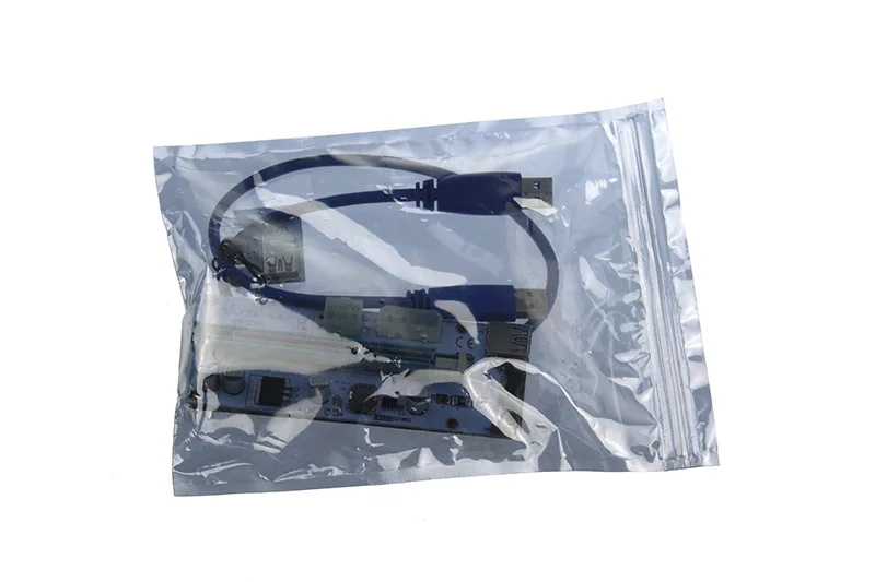 10 шт. Лидер продаж VER008S 3 в 1 Molex 4Pin SATA 6PIN PCIE PCI Express Riser Card 1x к 16x USB 0 кабель для майнинга
