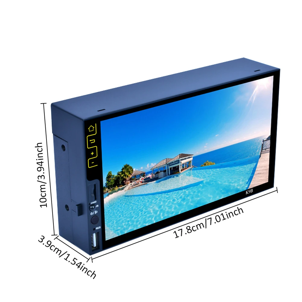 " 2 Din HD Bluetooth стерео аудио RDS AM FM радио K9B MP5 плеер с тюнером Mirrorlink рулевое колесо Пульт дистанционного управления с камерой