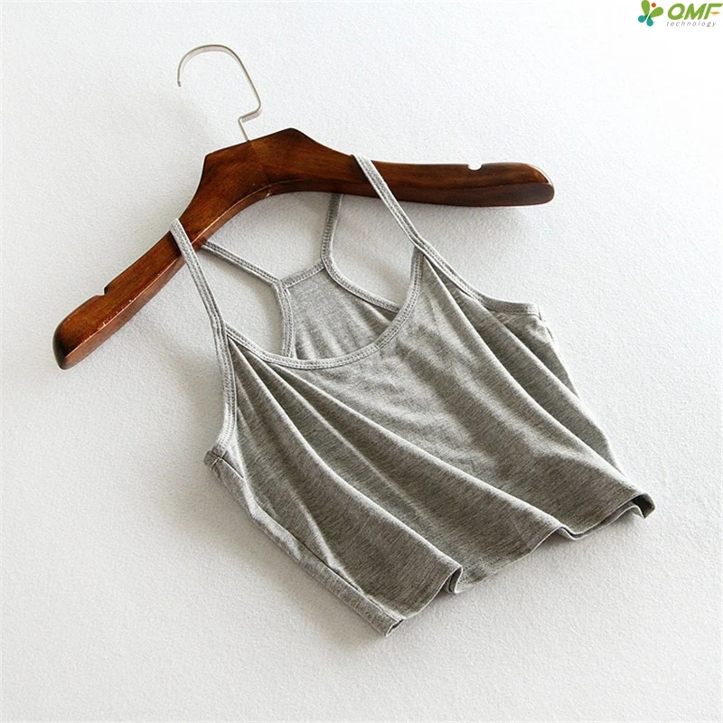 90 s сексуальный топ на бретелях тонкий базовый короткий модный Y Camisole 2018 Летний