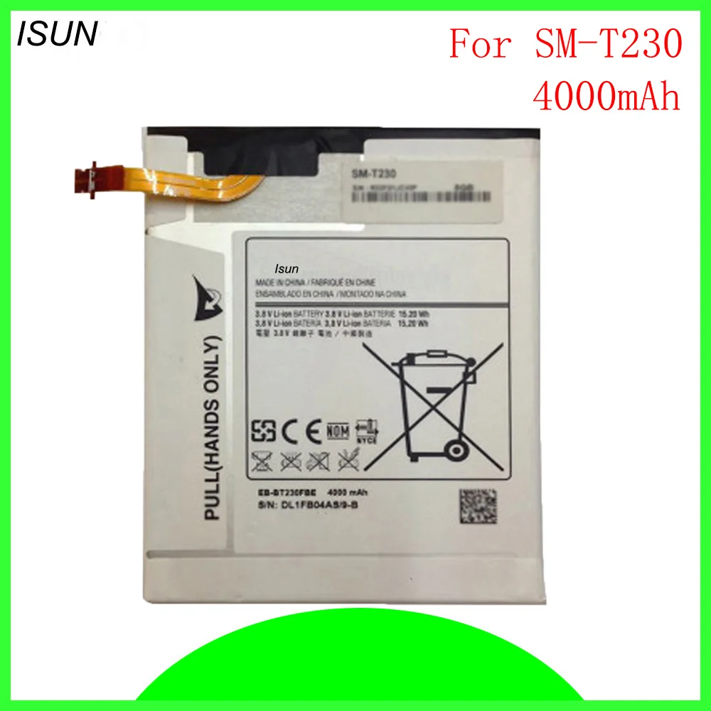 2 шт./Лот запасная батарея для планшета фотобатарея Galaxy Tab 4 7 0 фотосессия T231 T235 4000