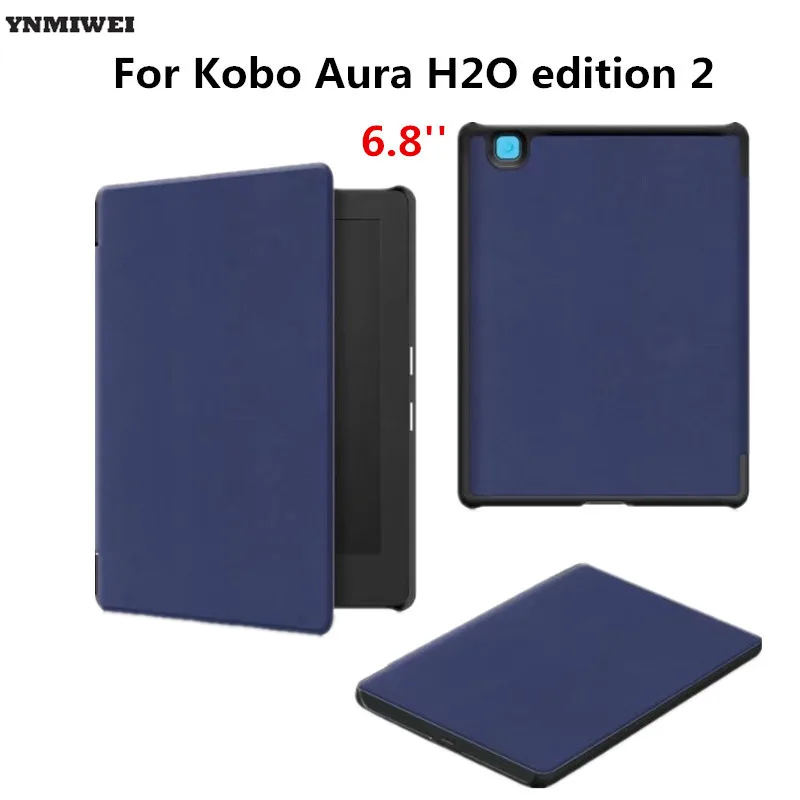 Кожаный чехол для Kobo Aura H2O Edition 2 6,8 ''Стенд Флип Магнит чехол для KOBO Aura H2O Edition2 чехол для планшета