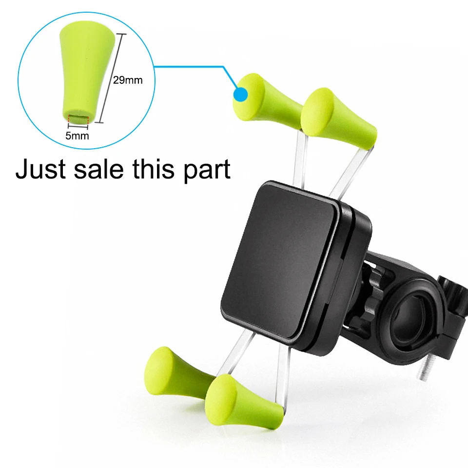 universal bike phone holder accessories silicone cap for cell phone bicycle motorcycle mount holder support free global shipping