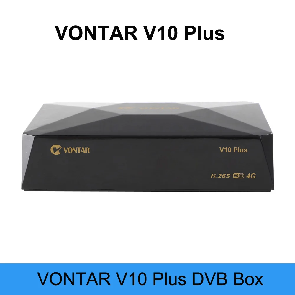 VONTAR V10 Plus DVB-S2 спутниковый ресивер 8PSK H.265 3g 4G модем CS cline Stalker Xtream Испания Португалия TP список обновление онлайн - Цвет: V10 Plus
