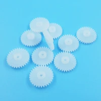 302a gears modulus 0 5m 30 tooth 2mm tight plastic gear disc cone toy model accessories 100pcslot