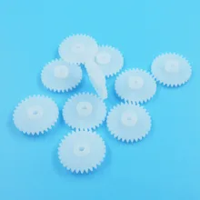 302A gear s Modulus 0,5 м 30 зуб 2 мм плотный пластиковый зубчатый диск конусная игрушка модель аксессуары 100 шт./партия