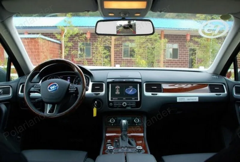 

3 in 1 4.3 inch TFT LCD Car Rearview Mirror Monitor 2 Video input display with Rear View Camera Parking Sensor Backup Radar