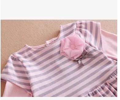 2017 г. Humor Bear/комплект одежды с цветочным рисунком для маленьких девочек хлопковый