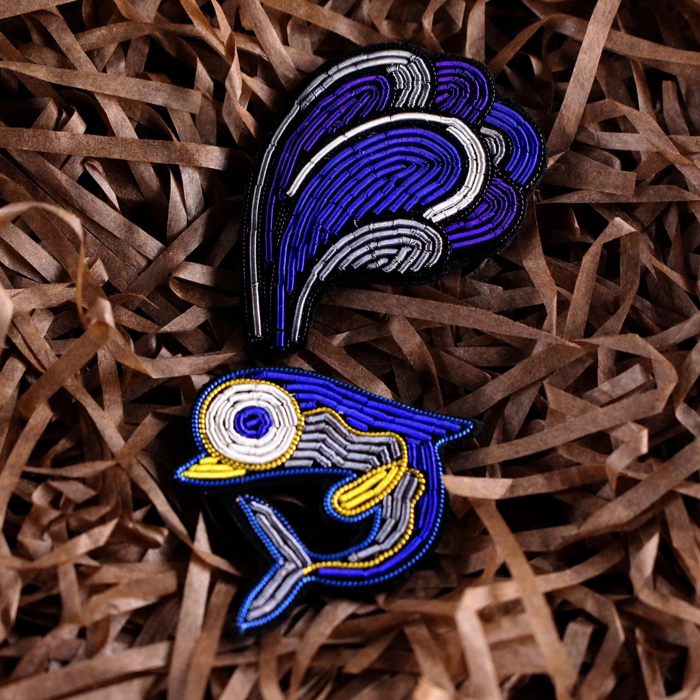 Pin на патч Винтаж Дельфин бисером Знак Патчи для одежды parches termoadhesivos para наклейки «Ropa» для одежды