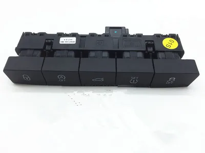 Серебристый OEM переключатель OPS PDC TPMS набор PLA переключатель START STOP Trunk ESP кнопка для Skoda Octavia - Название цвета: Серебристый