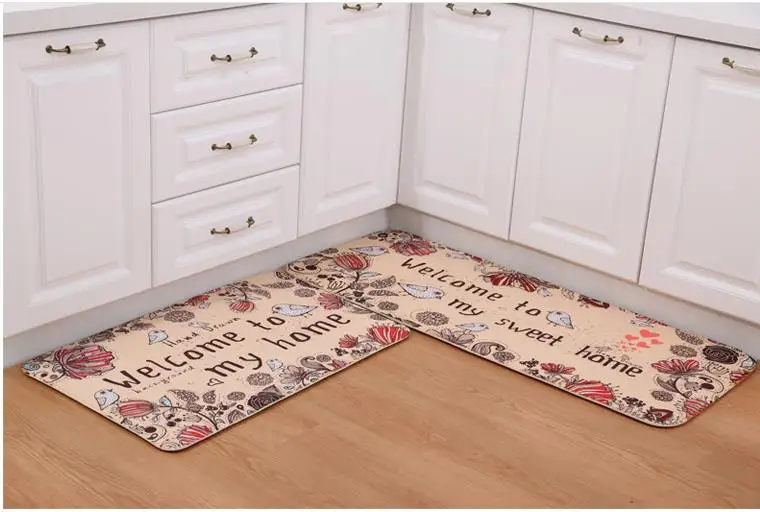 Коврик Добро пожаловать в мой милый дом милые птички новый коврик для кухни