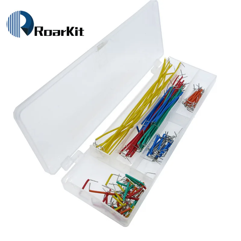 Горячая Распродажа 140 шт. U-образная макетная плата без пайки джампер кабель набор
