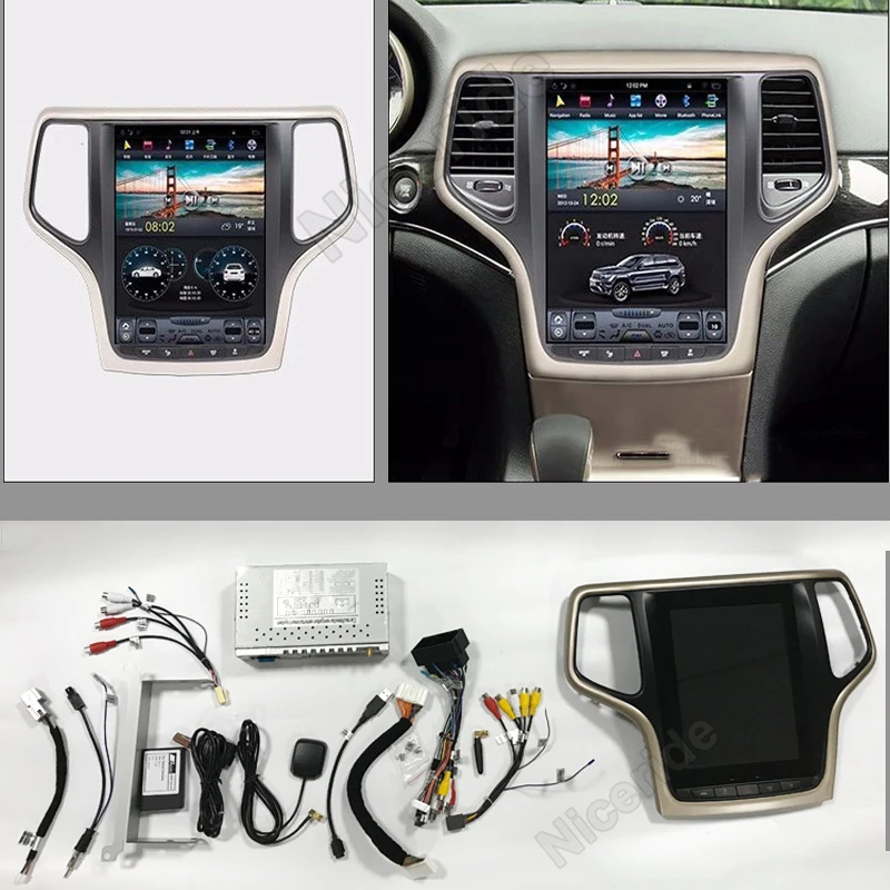 10 4 &quotTesla стиль Android 7 1 вертикальный экран автомобильный DVD gps навигация радио