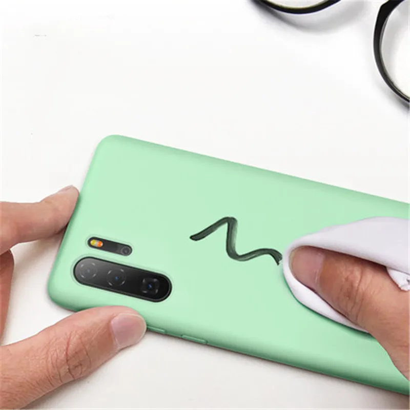 Чехол для Huawei P30 Pro из жидкого силиконового каучука на мягкой обложке P 30 Lite Nova 4e Explorer Phone Cases Coque on.