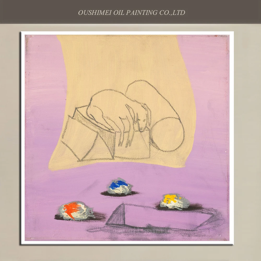 Ручная роспись Топ художника абстрактные настенные художественные работы Декор