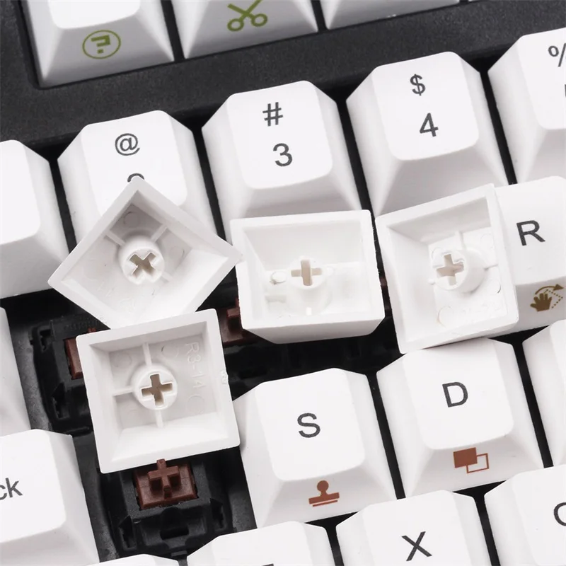 Фотошоп keycaps краска ПОДБИТАЯ вишня профиль для cherry mx механическая клавиатура ANSI