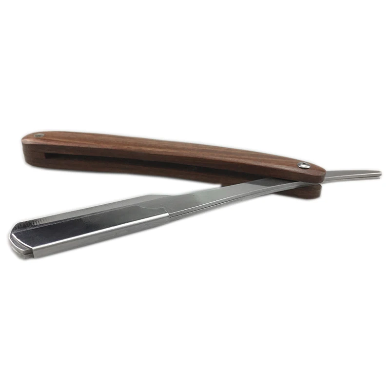 1 Бритва 5 лезвий мужской держатель прямая бритва Классическая Ручка из