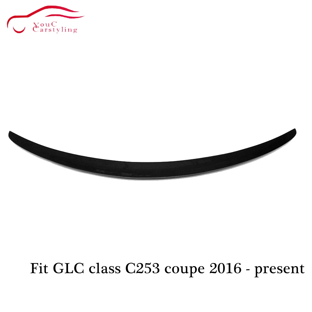 W253 AMG стиль углеродное волокно задний спойлер крыло багажника для Mercedes GLC class C253