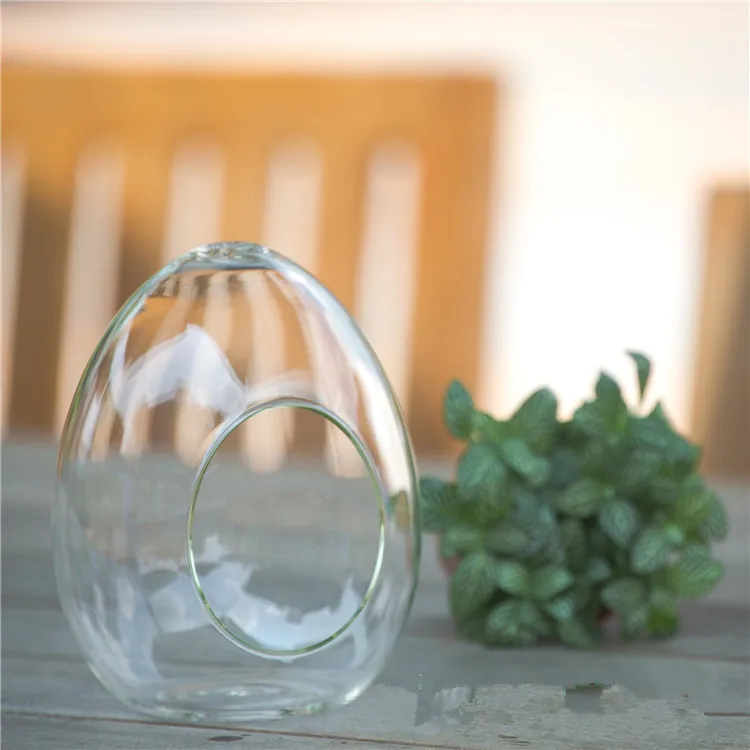 Стеклянная ваза в форме яйца 6 шт. | Дом и сад