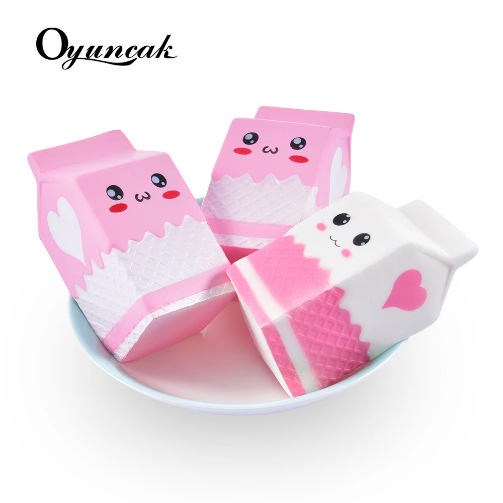 Oyuncak Squishy снятие стресса медленный рост Squishe молоко Новинка и кляп игрушки