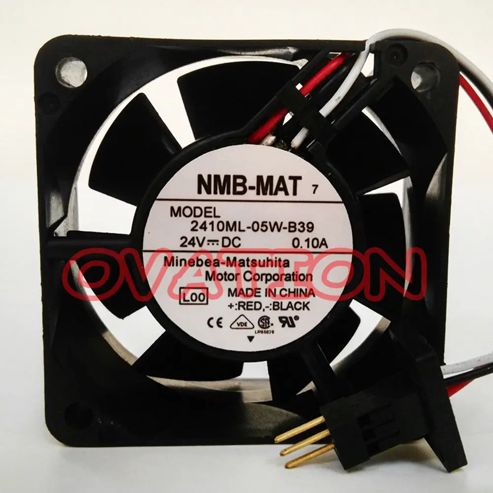 

For NANILUO 6CM 6025 2410ML-05W-B39 24V 0.10A 60*60*25MM FANUC digital machine tool cooling fan