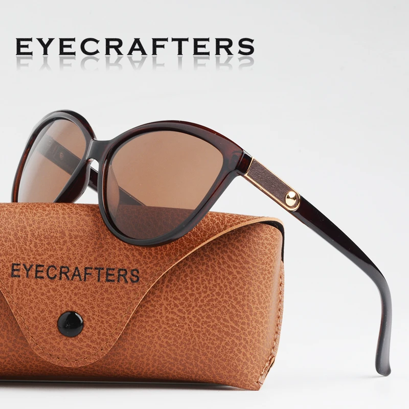 Женские солнцезащитные очки кошачий глаз брендовые дизайнерские