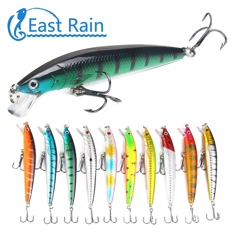 

East Rain 4 шт., рыболовные приманки, 10 см/7,5 г