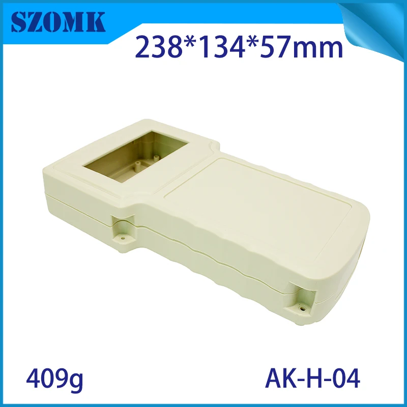 

one piece ABS housing control box waterproof case 238*134*50mm szomk plastic enclosure for electronic handheld LCD junction box