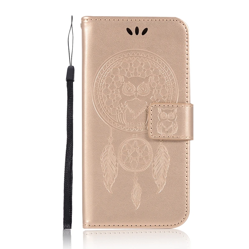 Чехол Etui для Samsung Galaxy S6 Роскошный кожаный бумажник с совой откидной duos G9200 G920f G920
