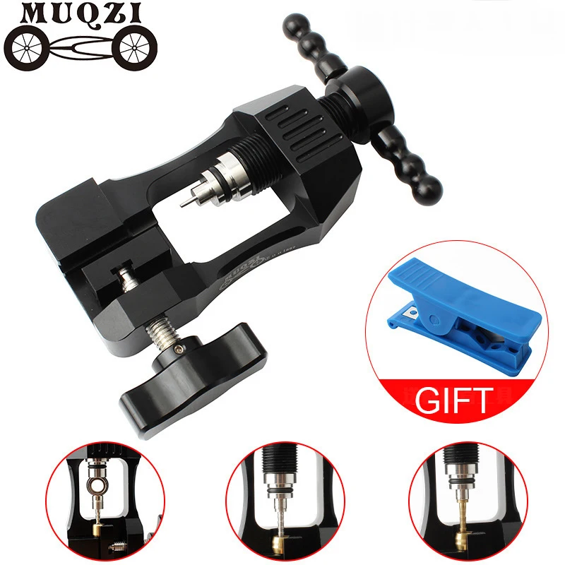 

MUQZI Mountain Bike Road Bike Disc Brake Bicycle Oil Needle Olive Head Installation Push Into Tool Inserter Pentaline BH59/90