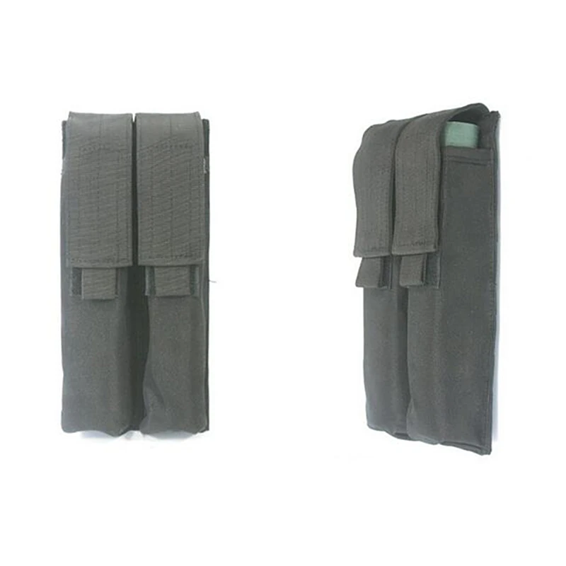 black Airsoft Molle двойной P90/UMP военный подсумок Coyote Tactical TAN BK CP ACU OD Лесной камуфляж 25x11x4 см(ZL-JQ-011 - Цвет: black