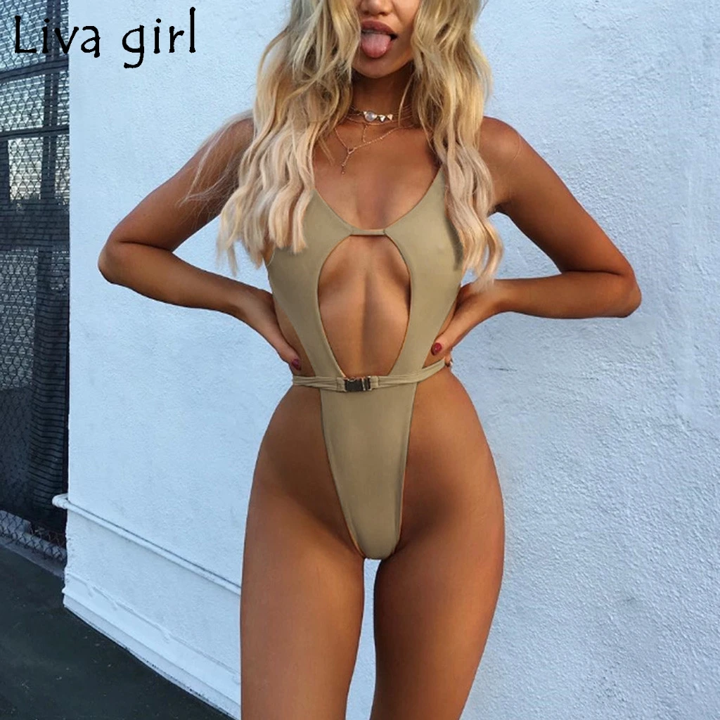 Liva girl, сексуальный женский бандажный цельный костюм, новинка, монокини с подкладкой, Раздельный купальник,, горячий комплект, пляжный купальник с контролем живота