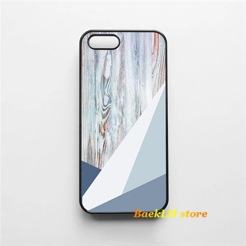 Геометрические Фигуры Текстура Древесины Серый Синий чехол для Samsung galaxy S3 S4 S5 S6 S7