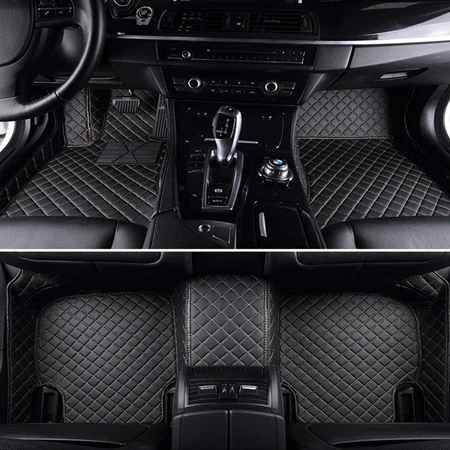 Black with beige Fuzhkaqi изготовленные на заказ автомобильные коврики для Haval все модели H1 H2 H3 H4 H5 H6 H7 H8 H9 M6 H2S H6coupe стайлинга автомобилей авто аксессуары - Название цвета: Black with beige