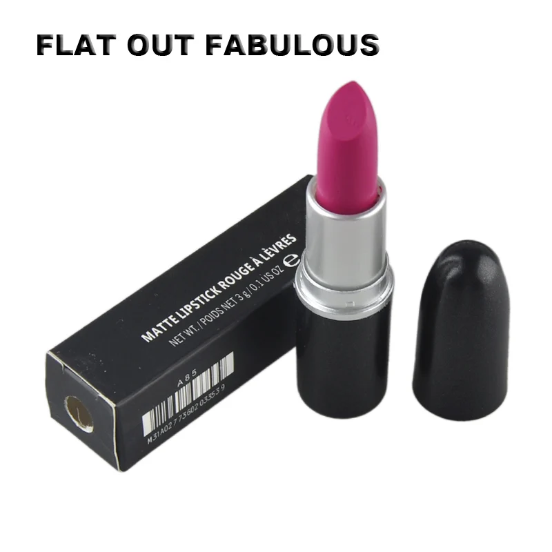 2 Flat Out Fabulous 12 цветов, помада, натуральный водостойкий матовый блеск для губ, стойкий макияж, помада для женщин, для макияжа, косметика для губ, не линяет - Цвет: 2 Flat Out Fabulous