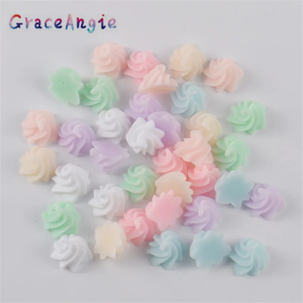 

10pcs/pack Kawaii Bead Mixed simulation cream Scrapbooking Fit Phone Flatback Cabochon Embellishments Diy Accessories Cute