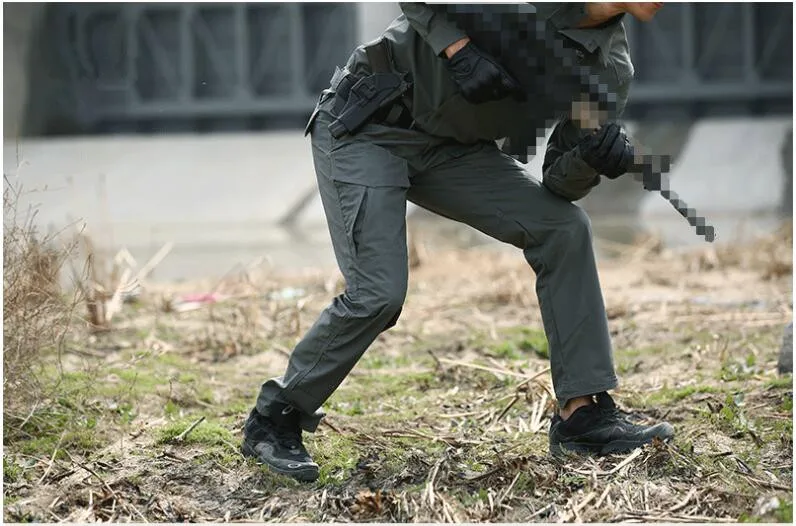 Мужские тактические брюки Ripstop, военные повседневные брюки-карго SWAT Combat, всесезонные длинные брюки с несколькими карманами, большие размеры 2XL