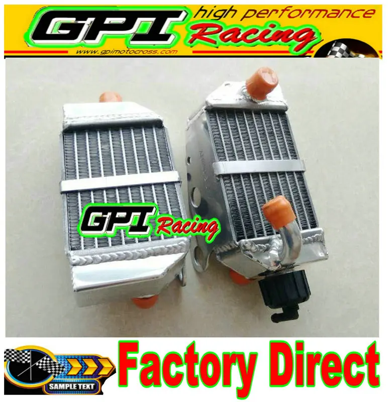 Алюминиевый радиатор + шланг для KTM 50 SX/SXS MINI 50cc/49cc 2012-2016 2015 2014 2013 RH &amp LH GPI high-per |
